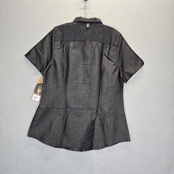 Chef Works Urban Collection Womens Black Shirt (SHC03W-BLK-M) SIZE M - Picture 4 of 13